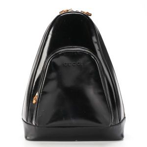 Vintage 2000s y2k Gucci backpack black leather